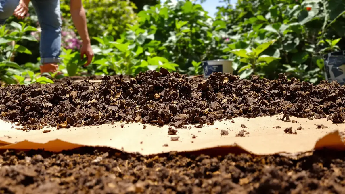 Ontdek hoe karton op de grond jouw tuin verandert in een onkruidvrije ruimte