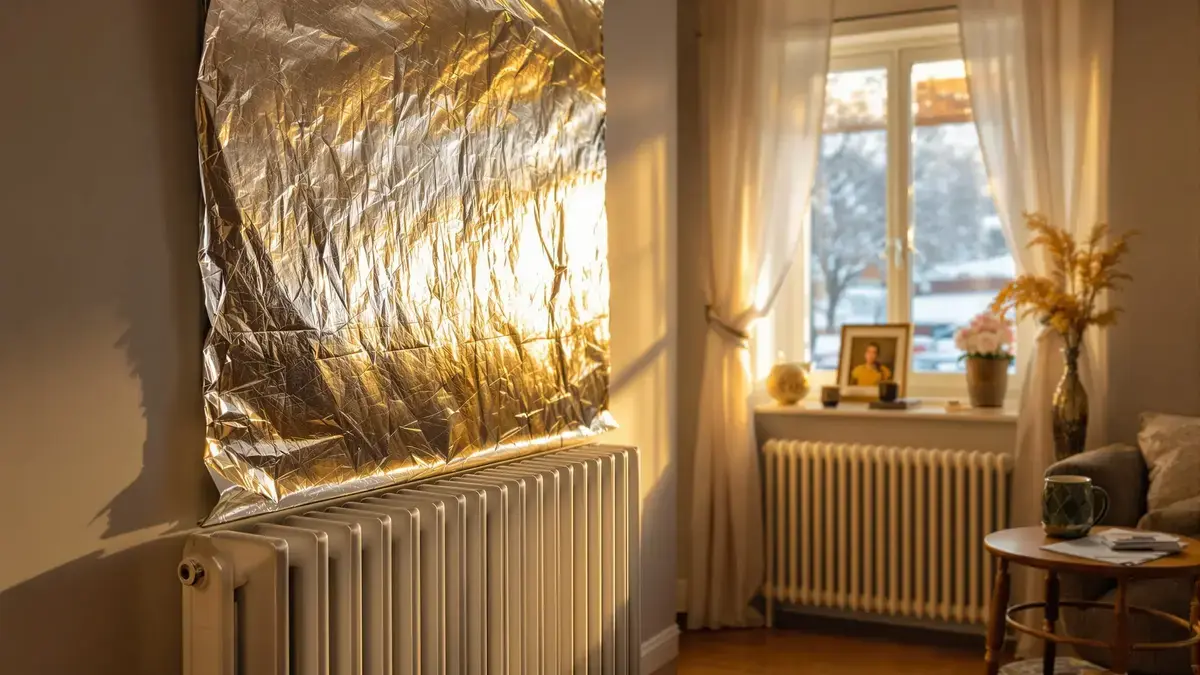 Verwarming: dit is waarom experts aanraden om een stuk aluminiumfolie achter de radiatoren te plaatsen